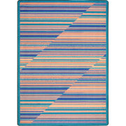 Rhythm 3'10" x 5'4" area rug in color Water