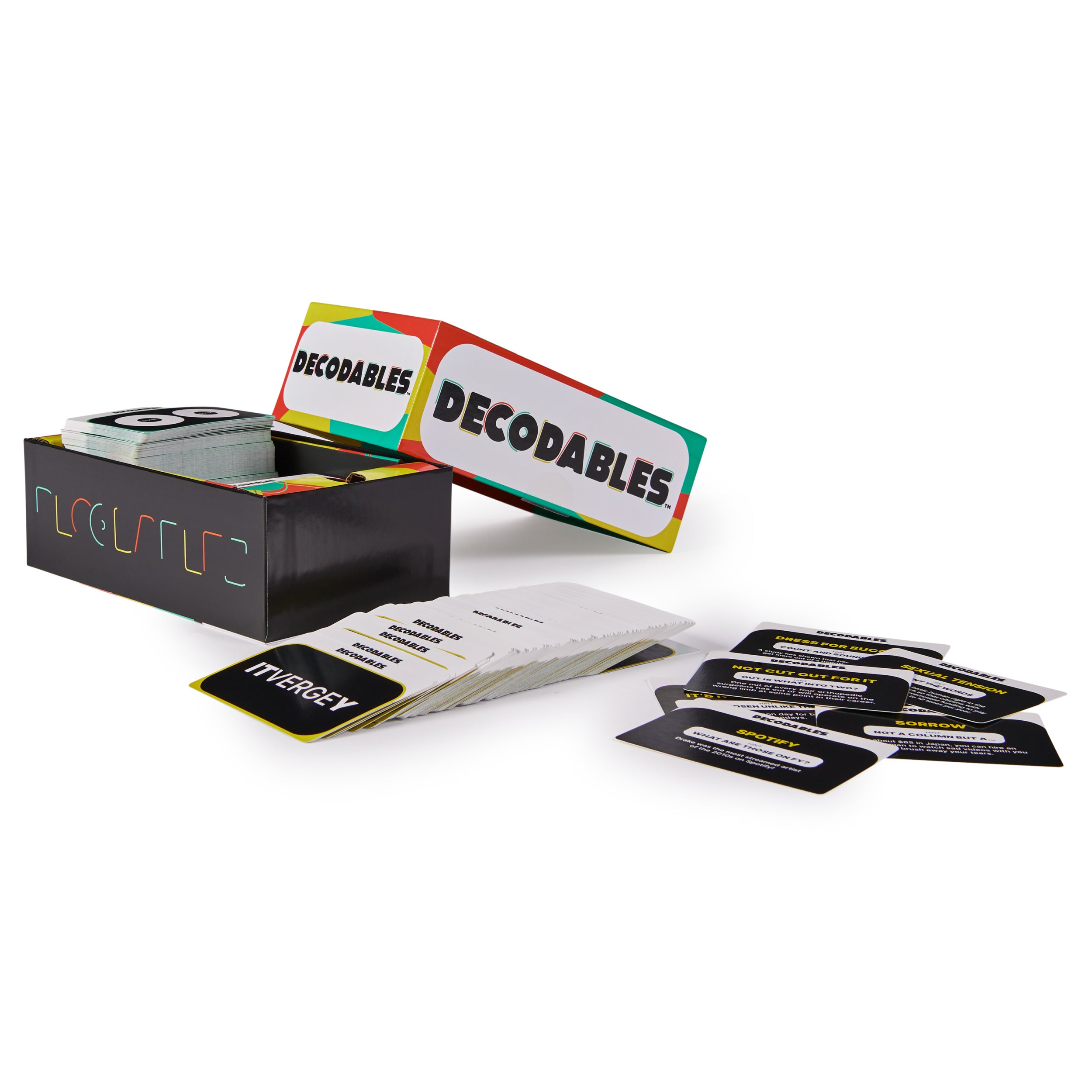 Spin Master Games, Decodables, A Hysterical Adult Party Game, Adult Card Game, Bachelorette Party Activity, 3-8 Players, for Ages 18 & Up