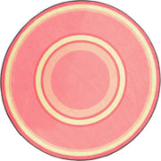 Ripples 13'2" Round area rug in color Pretty Pink