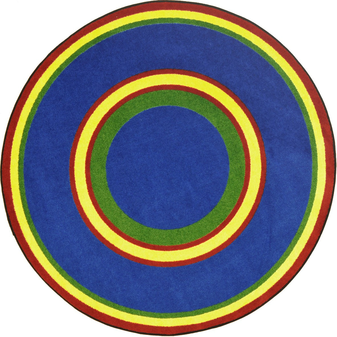 Ripples 7'7" Round area rug in color Primary