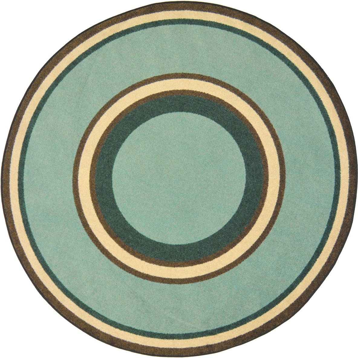 Ripples 7'7" Round area rug in color Woodland