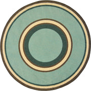 Ripples 13'2" Round area rug in color Woodland