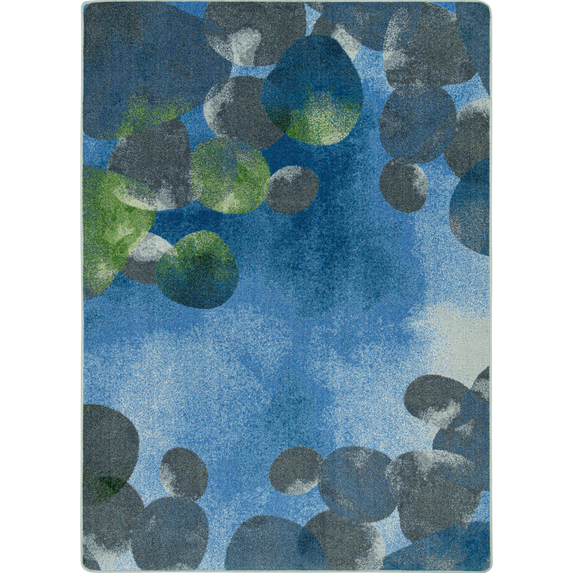 Riverstone 5'4" x 7'8" area rug in color Blue