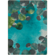 Riverstone 5'4" x 7'8" area rug in color Teal