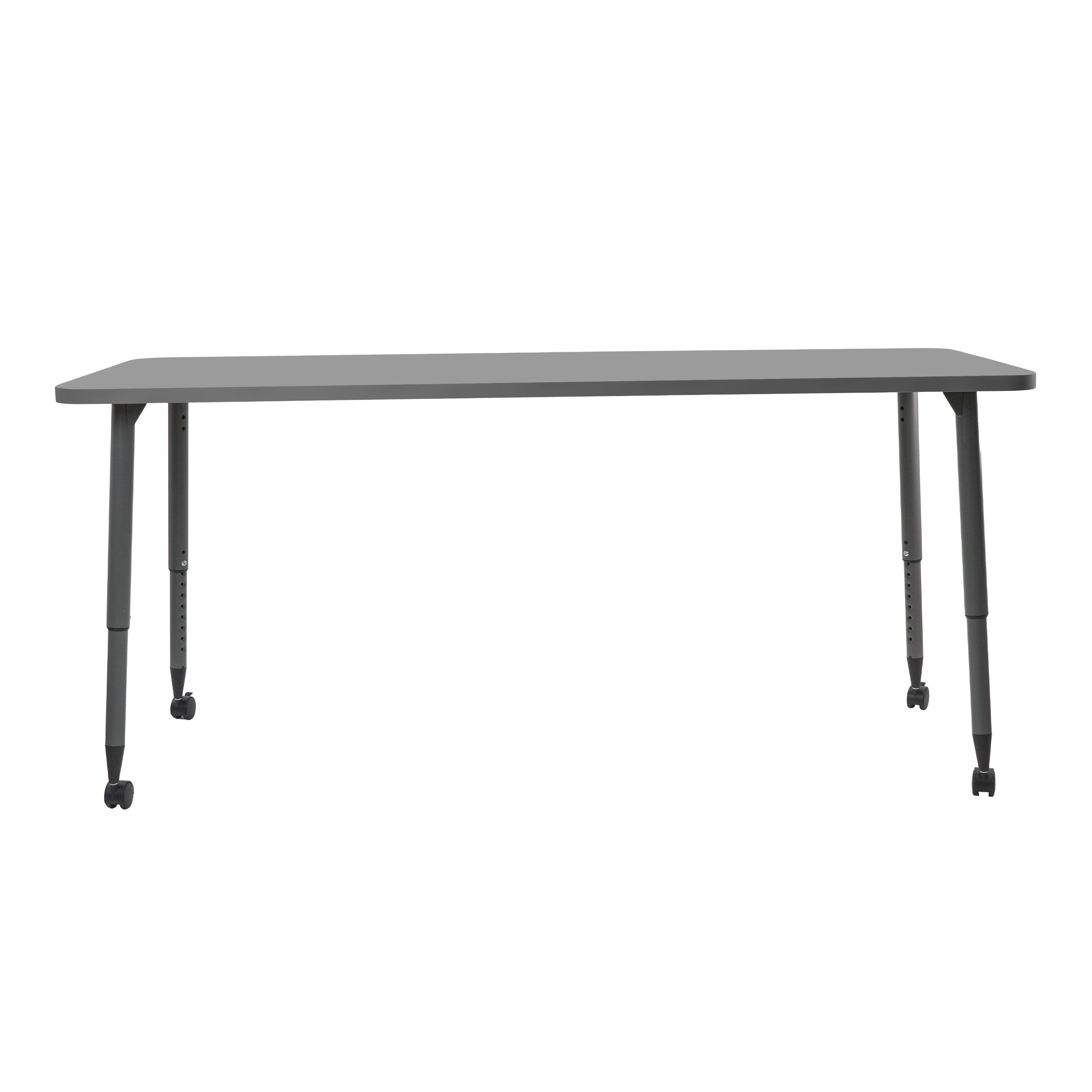 Adapte 30" x 72" Rectangle Activity Table with Adjustable Tapered Legs - North Sea/North Sea
