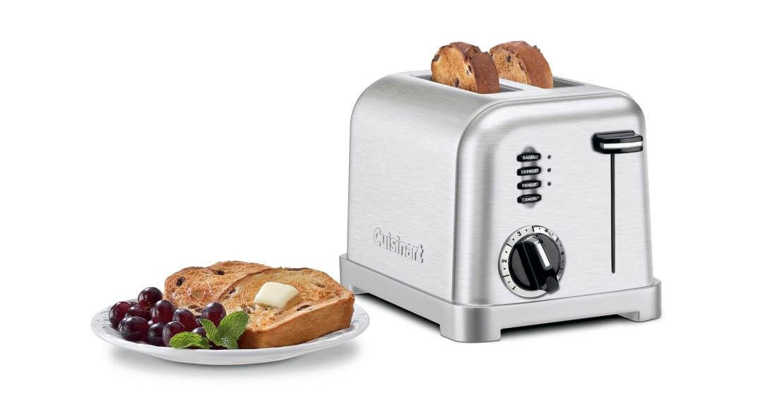 2 Slice Metal Classic Toaster - Stainless Steel P1