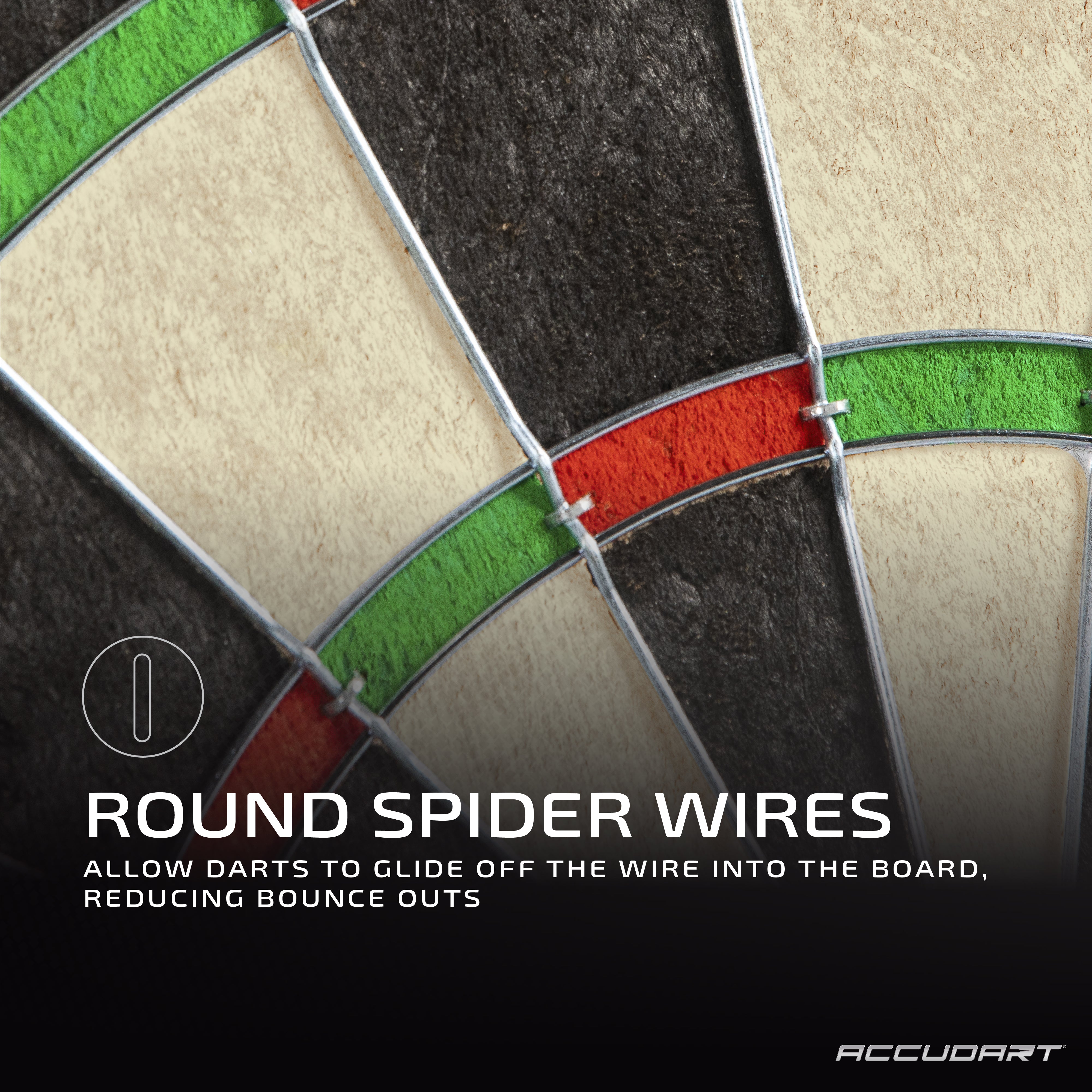 Accudart Rival Bristle Dartboard