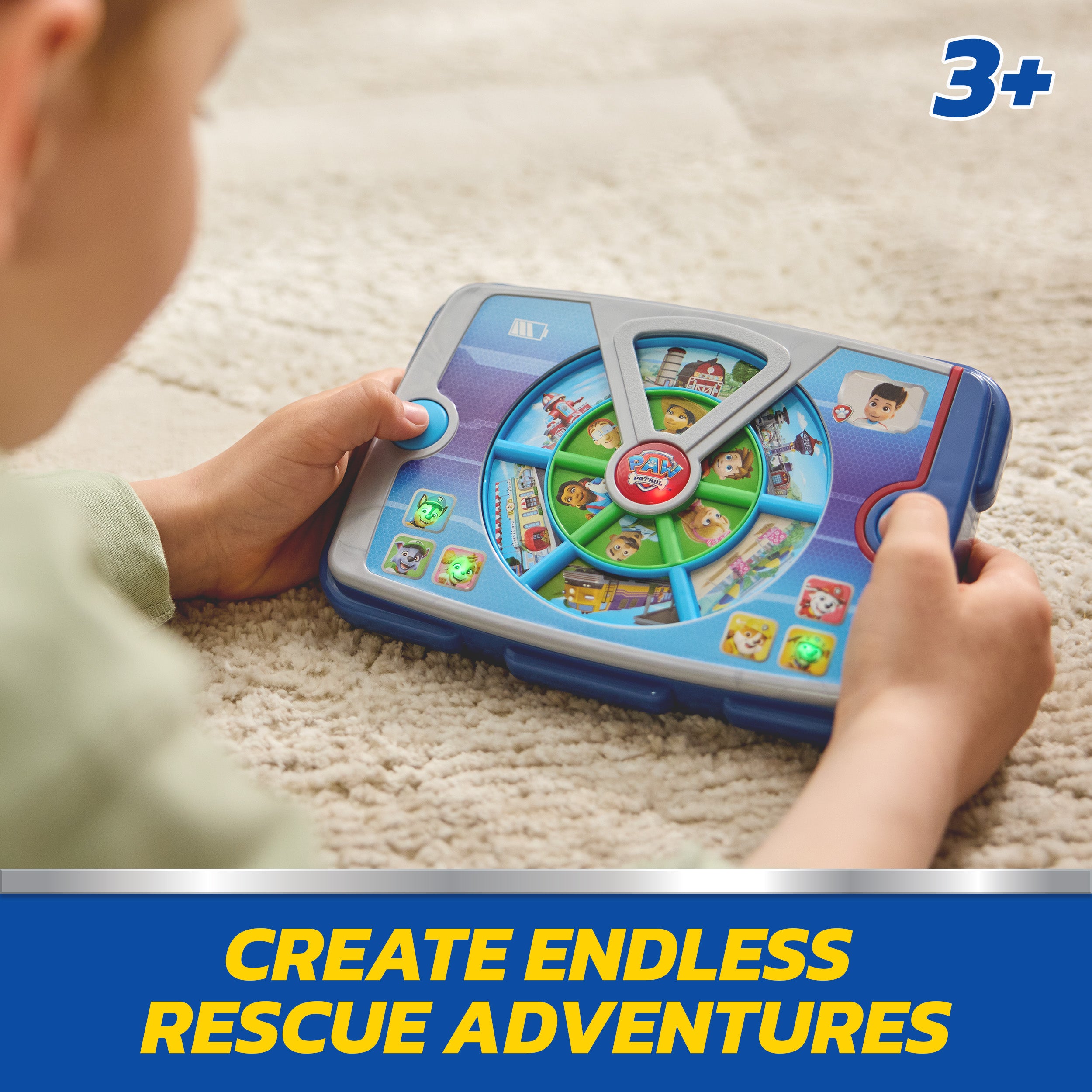 PAW Patrol Academy Rescue Mission Pup Pad, Interactive Toy with Lights, Sounds & Music, Pretend Play Kids Toys for Boys & Girls Ages 3 and Up