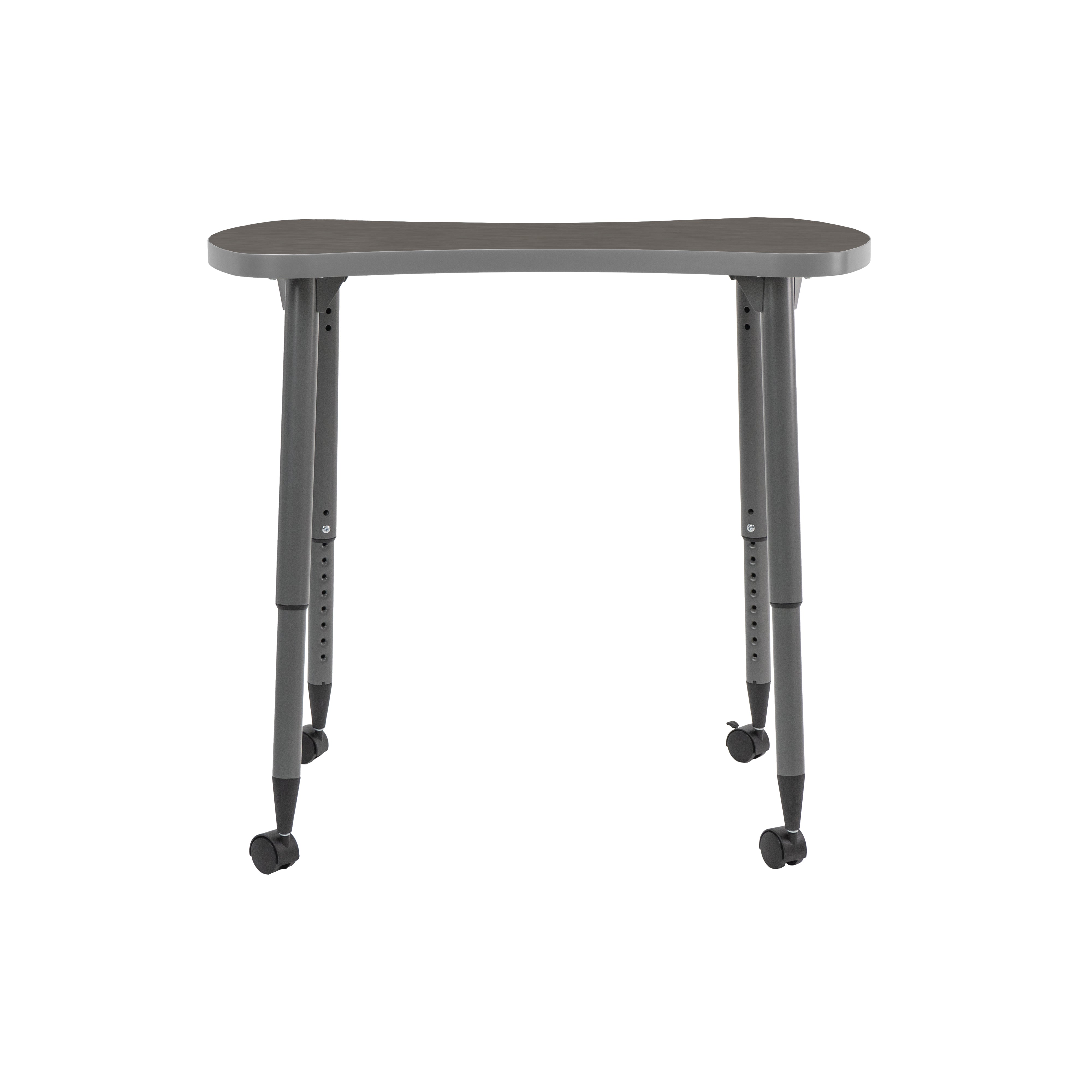 Adapte 25" x 37" Bowtie Thermofused Activity Table with Adjustable Tapered Legs - Cosmic Strandz/North Sea
