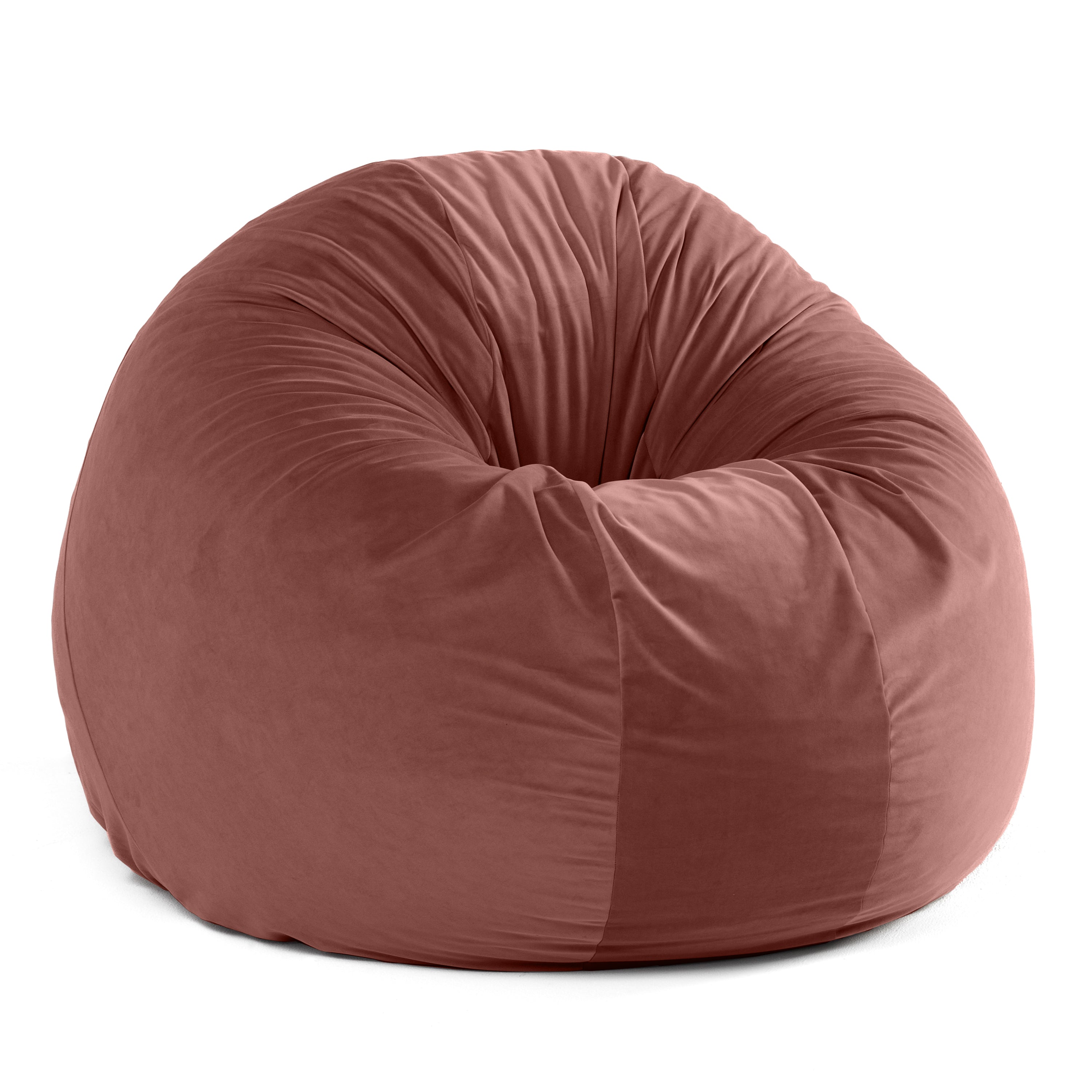 Jaxx 6 Foot Cocoon - 2-in-1 Convertible Bean Bag Bed & Large Bean Bag Chair for Adults, Premium Lush Velvet - Green