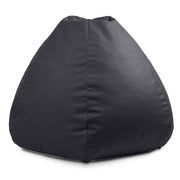 Jaxx Gumdrop Commercial Grade Bean Bag for Educational Environments, Large Size - Premium Vinyl - Black