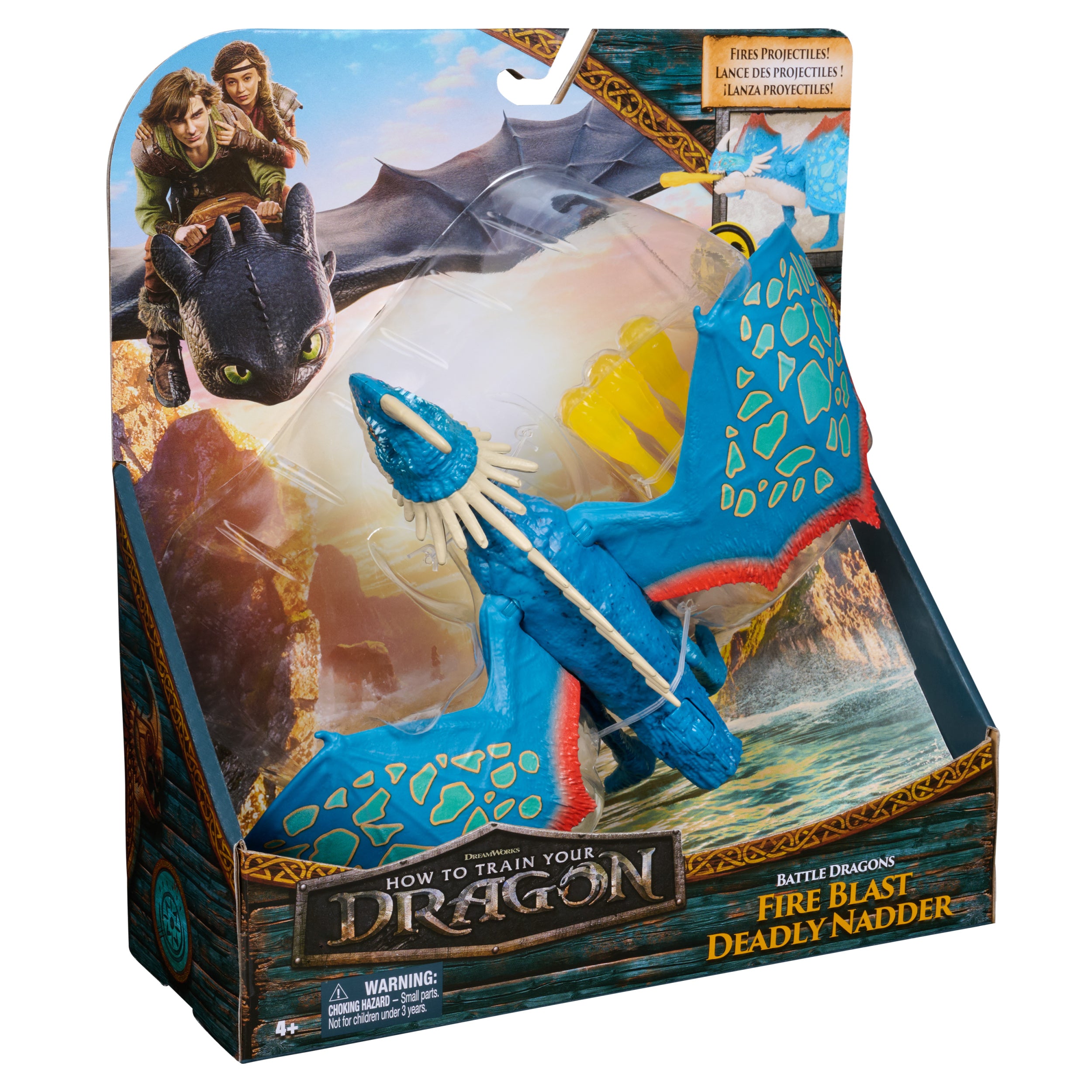 Dreamworks Dragons, Battle Dragons Action Figure, Kids Toys for Boys & Girls Ages 4 and up Styles May Vary