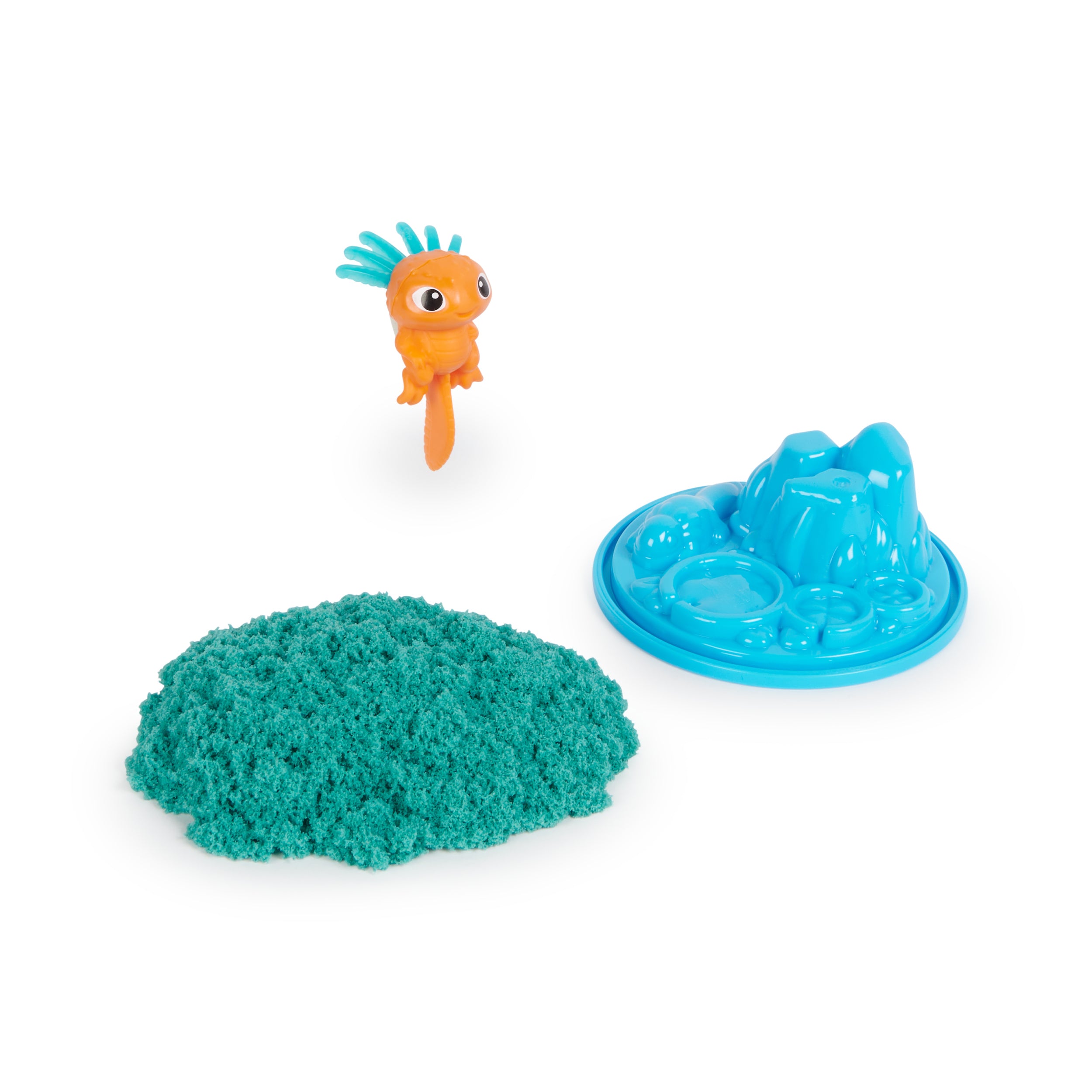 Kinetic Sand Surprise Wild Critters, 4oz Play Sand, Surprise Toy Character & Reusable Sand Storage with Lid, Sensory Toys for Kids Ages 5+