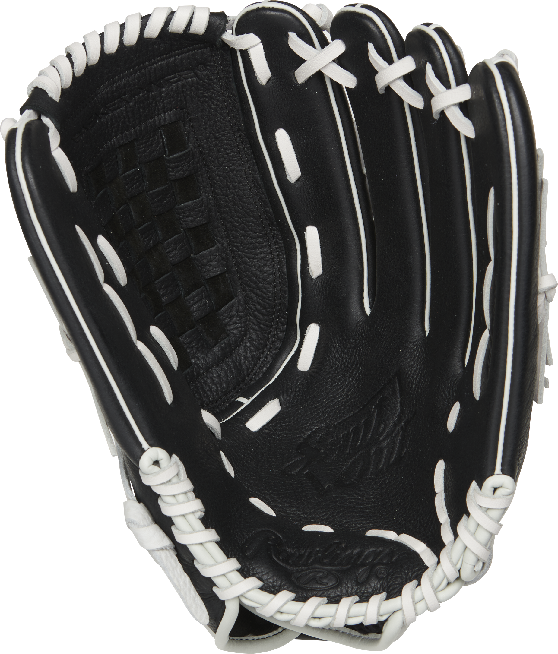 Rawlings Shut Out Series 13-Inch Softball Glove  - Right Hand Thrower - Black/White