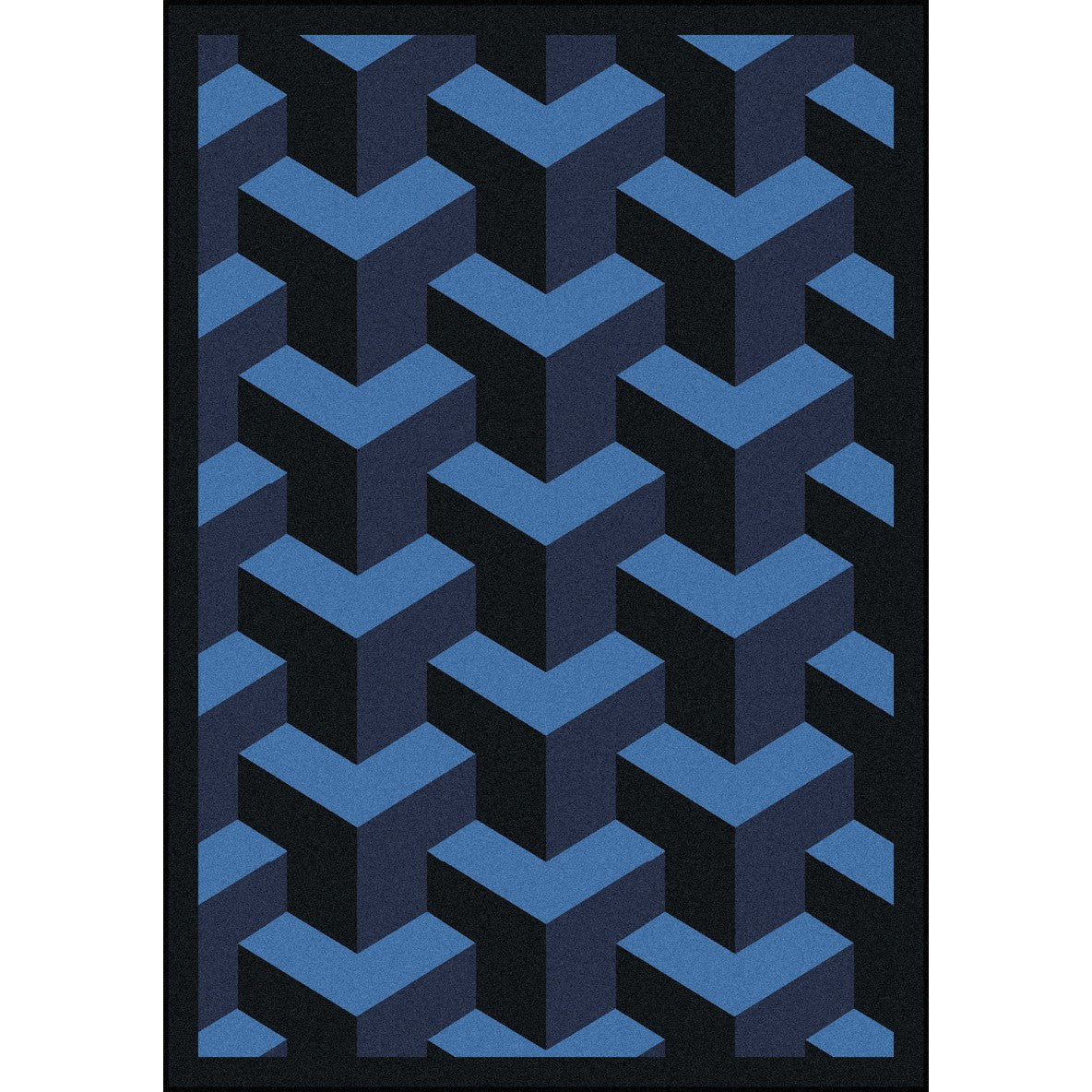 Rooftop 5'4" x 7'8" area rug in color Navy