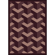 Rooftop 7'8" x 10'9" area rug in color Plum