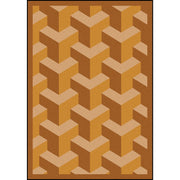 Rooftop 5'4" x 7'8" area rug in color Wheat