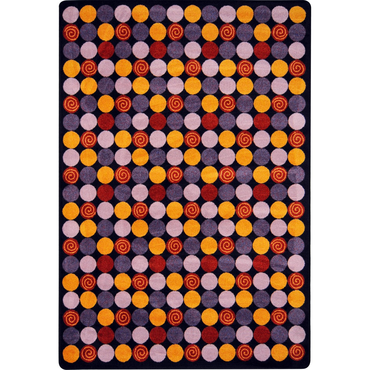 Roundabout 5'4" x 7'8" area rug in color Plum
