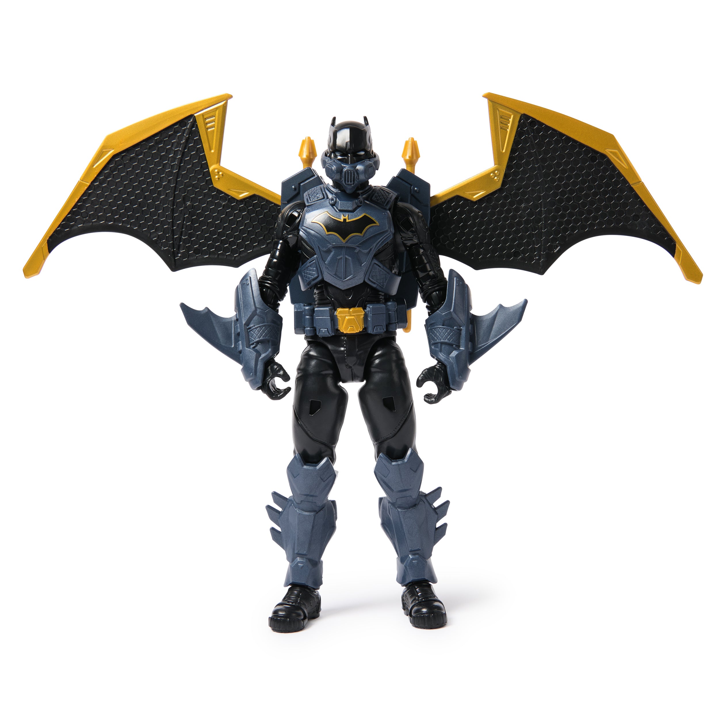 Batman Adventures, 12-inch Night Sky Batman Action Figure with Expandable Wings, Kids Toys for Boys and Girls Age 3 and Up