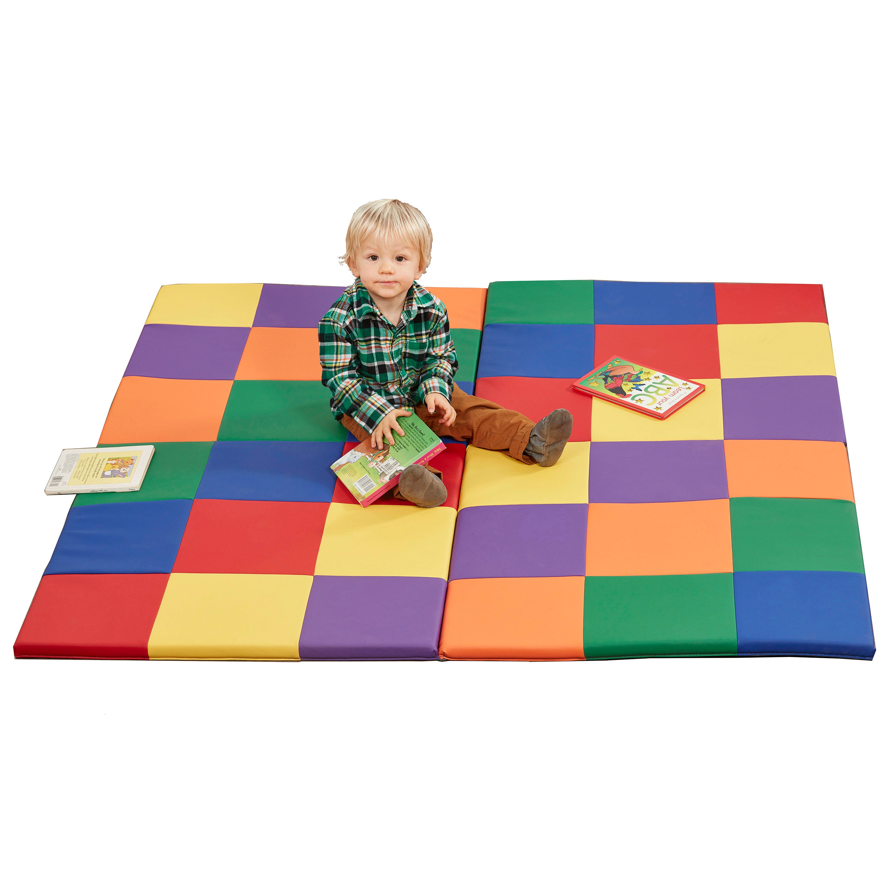 SoftZone Patchwork Toddler Activity Mat - Assorted