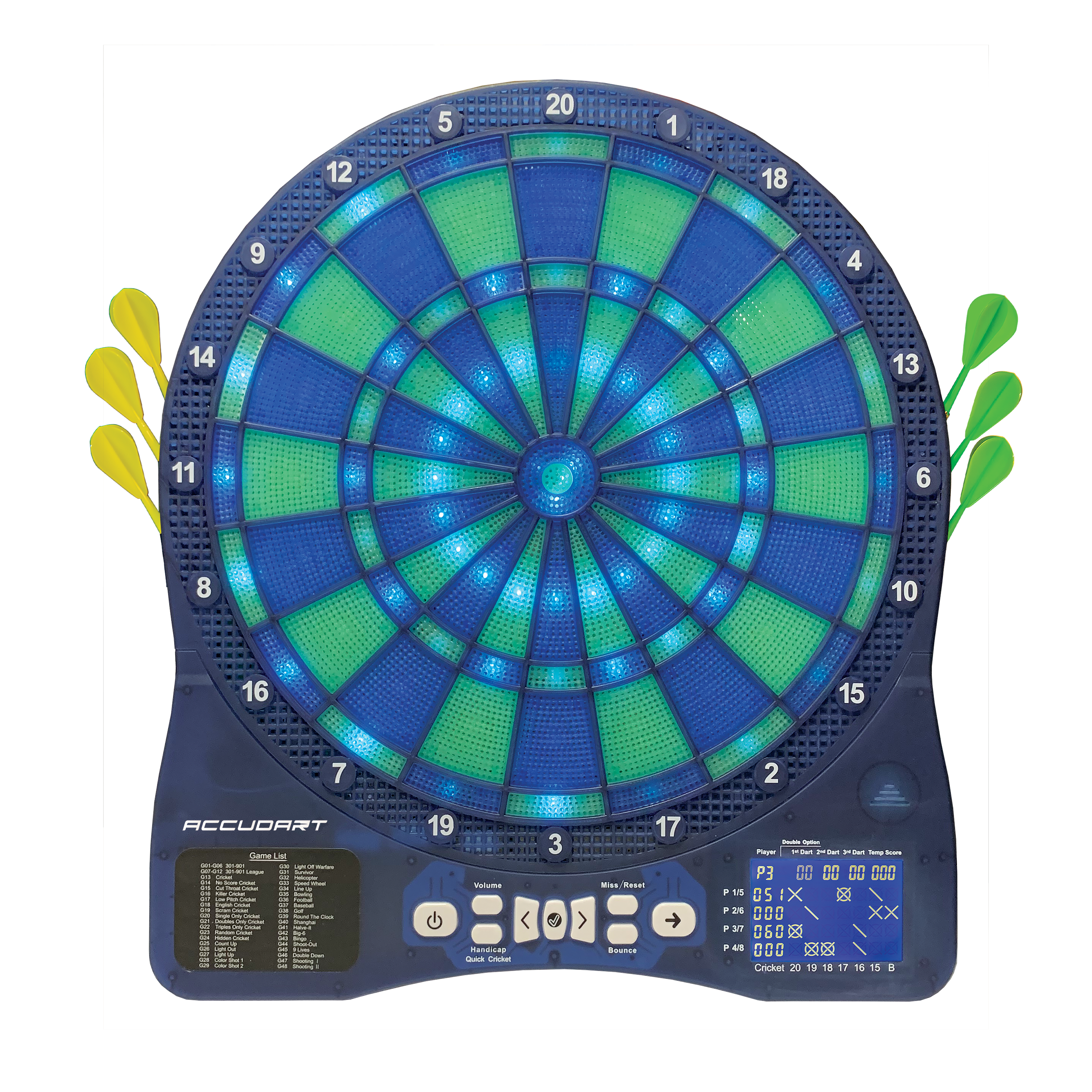 Accudart Light FX 2000 Electronic Dartboard