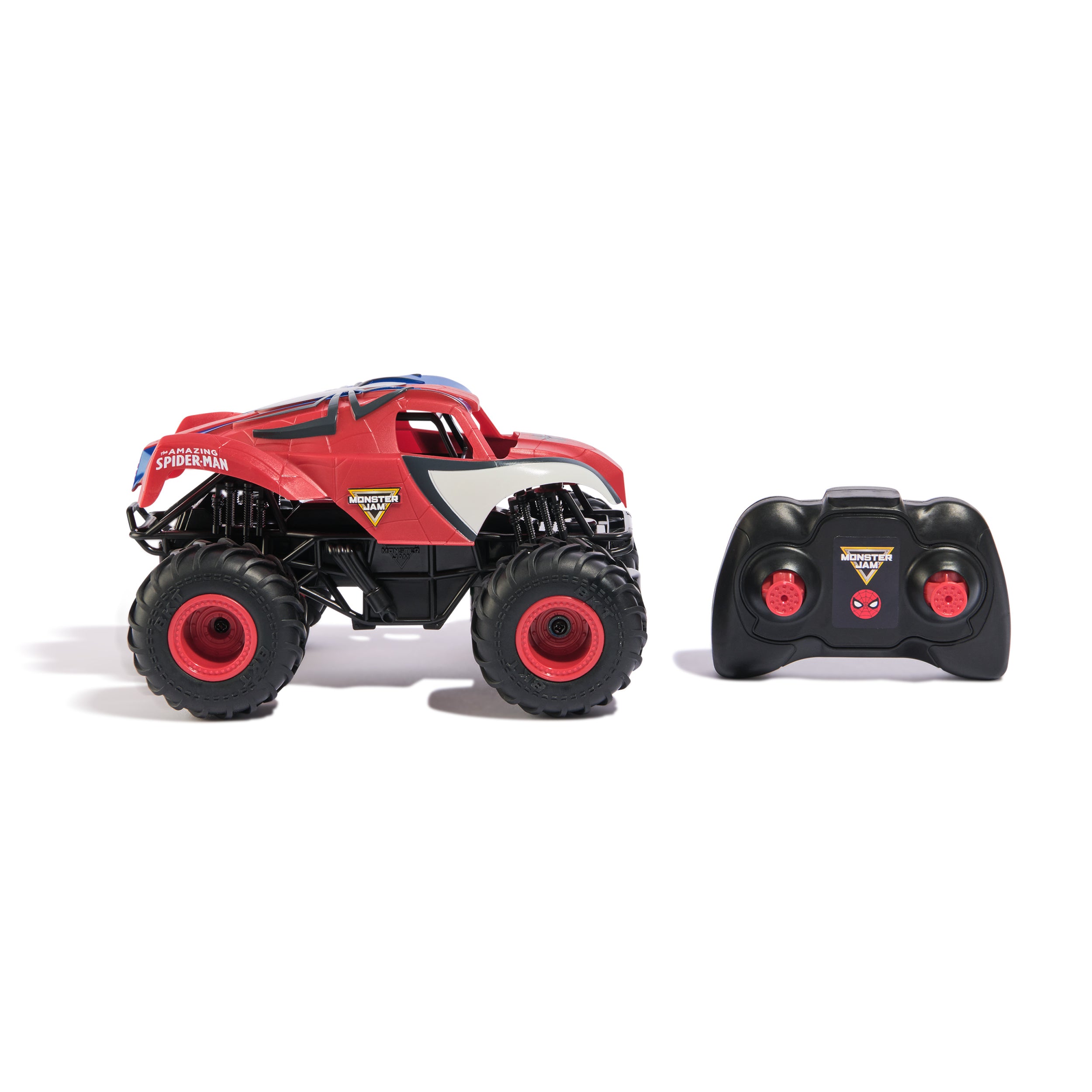 Monster Jam, Marvel The Amazing Spider-Man RC Monster Truck, 1:24 Scale, Kids Toys for Boys and Girls Ages 4 and up