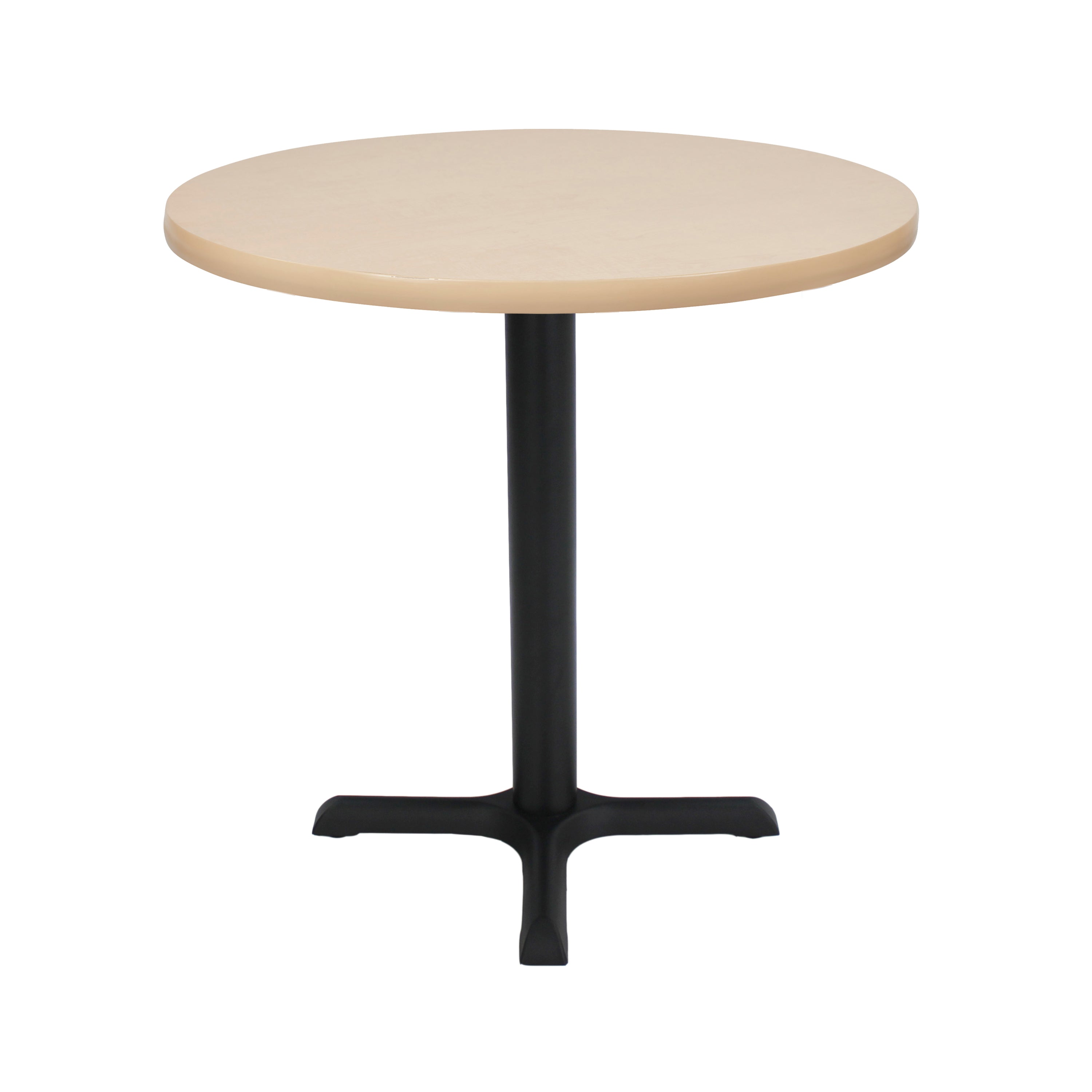 30" Round Cafe Bistro Table - Maple/Black
