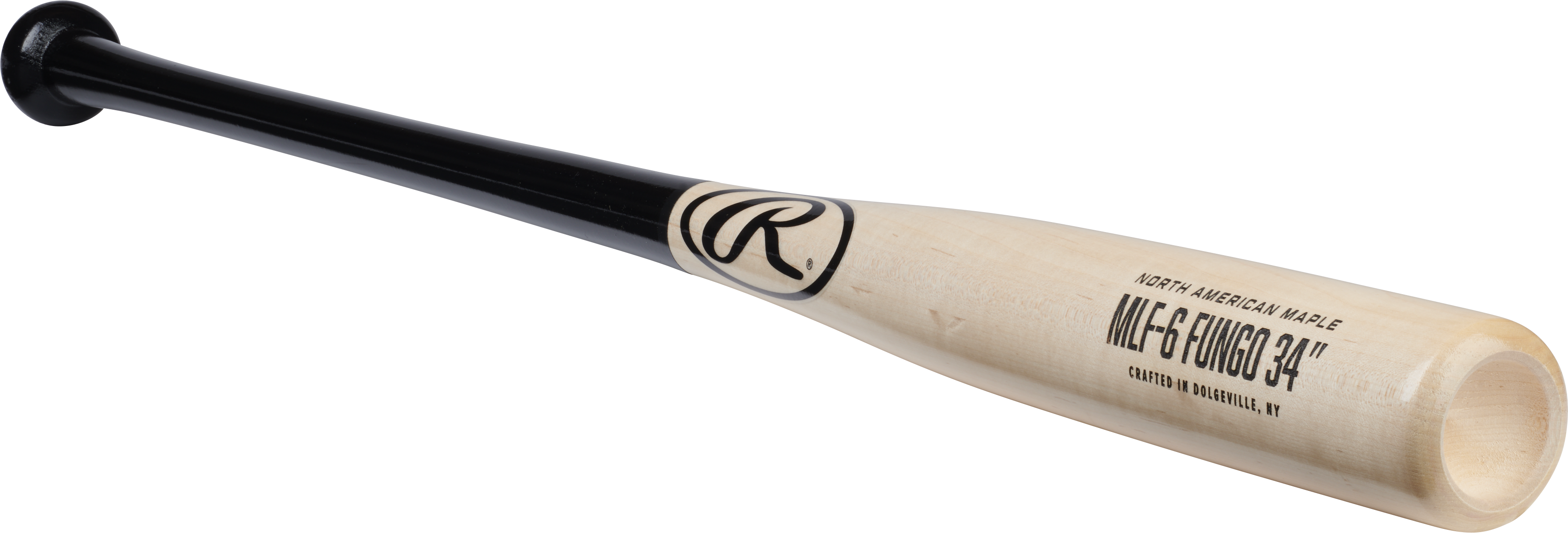 Rawlings 34-Inch Maple Wood Fungo - 34 In - Black/Natural
