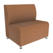 Pro Series Rustic Upholstered Connect Chair - Hazelnut