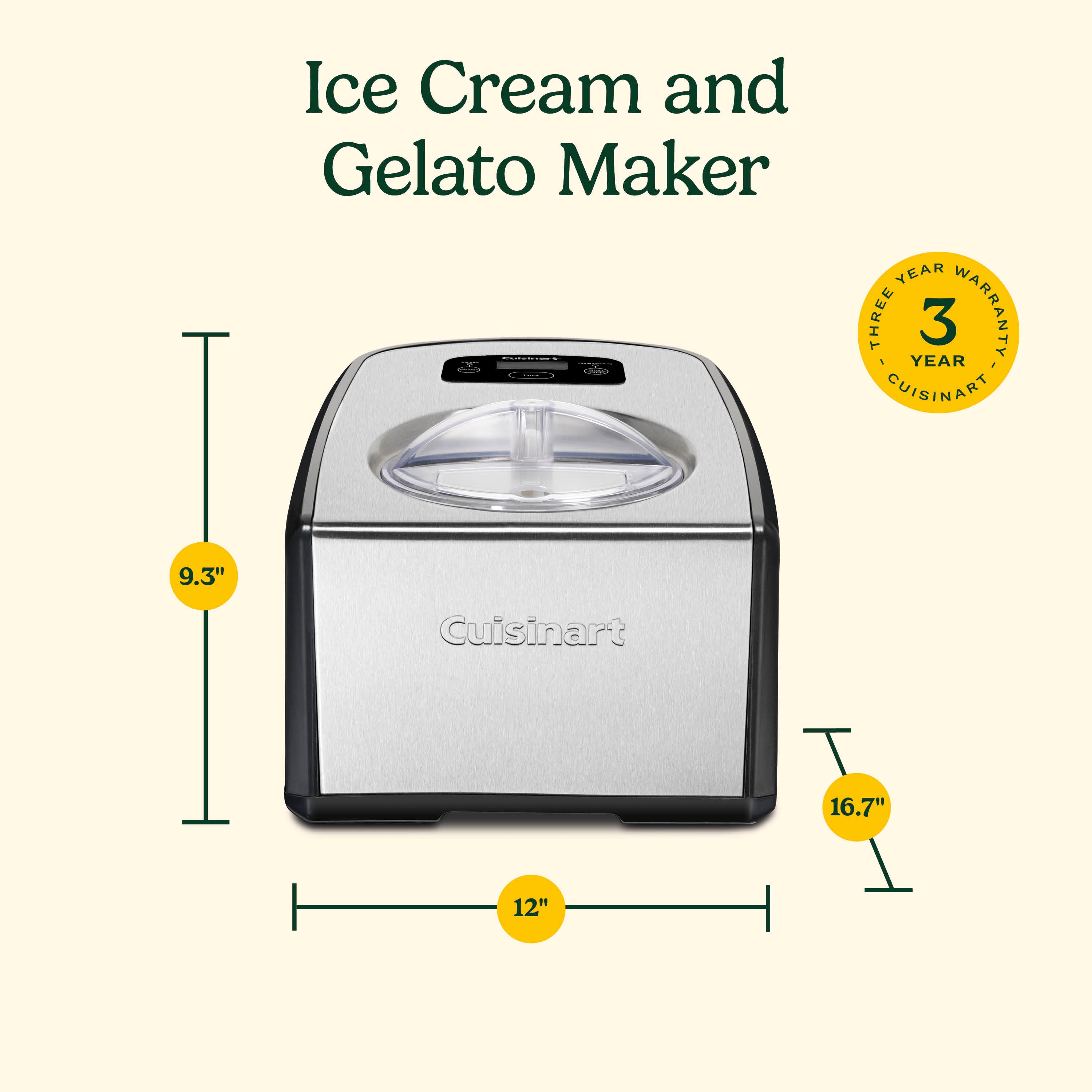 Ice Cream and Gelato Maker