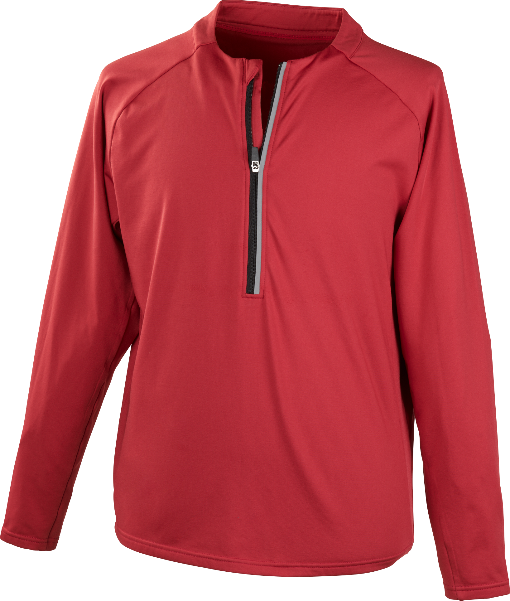 Rawlings Adult 1/4 Zip Pullover - Small - Scarlet