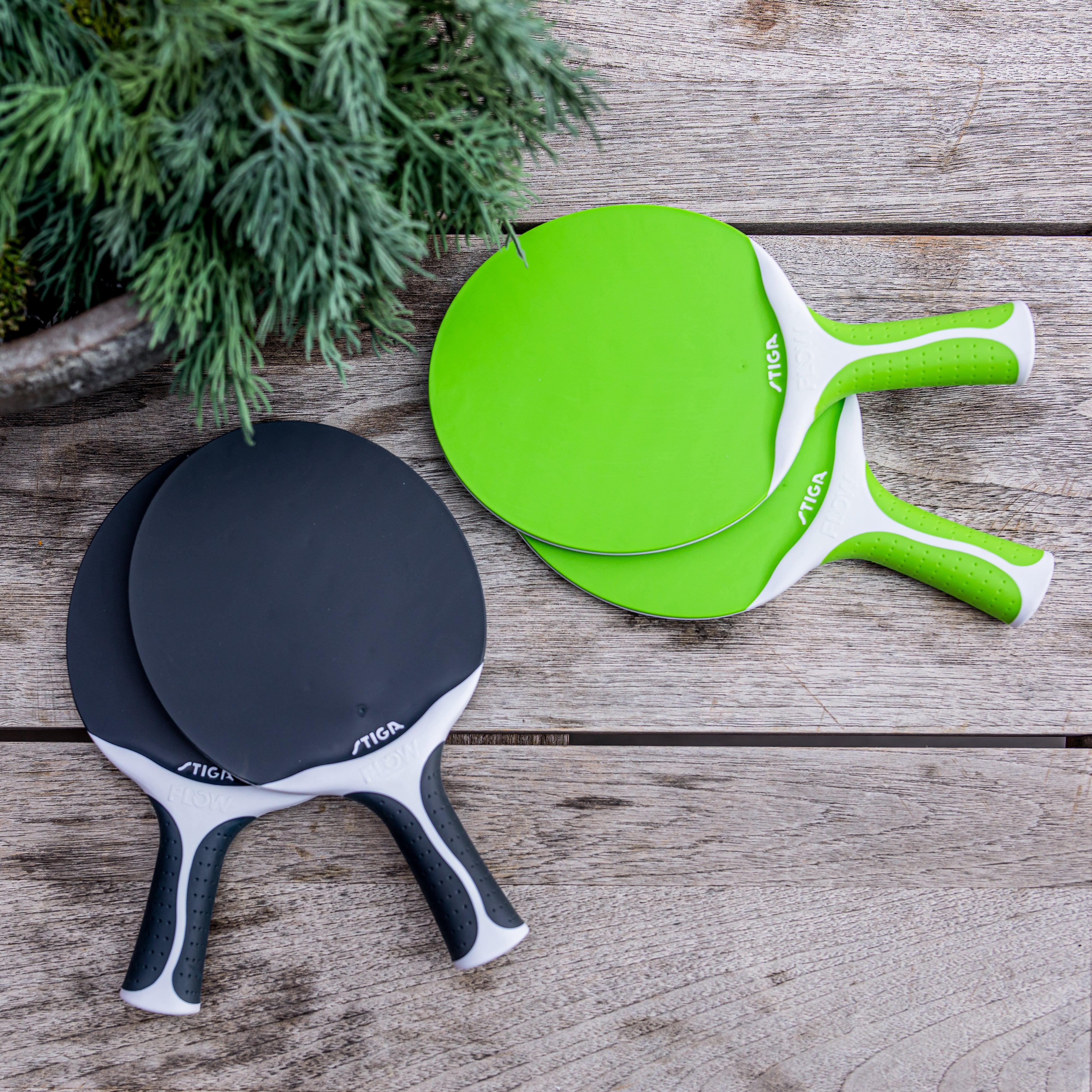 STIGA Flow Outdoor Racket - Green