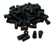 Rubber Stoppers, #00, 1-Hole, Case of 10 Pounds