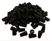 Rubber Stoppers, #000, 2-Hole, Case of 10 Pounds