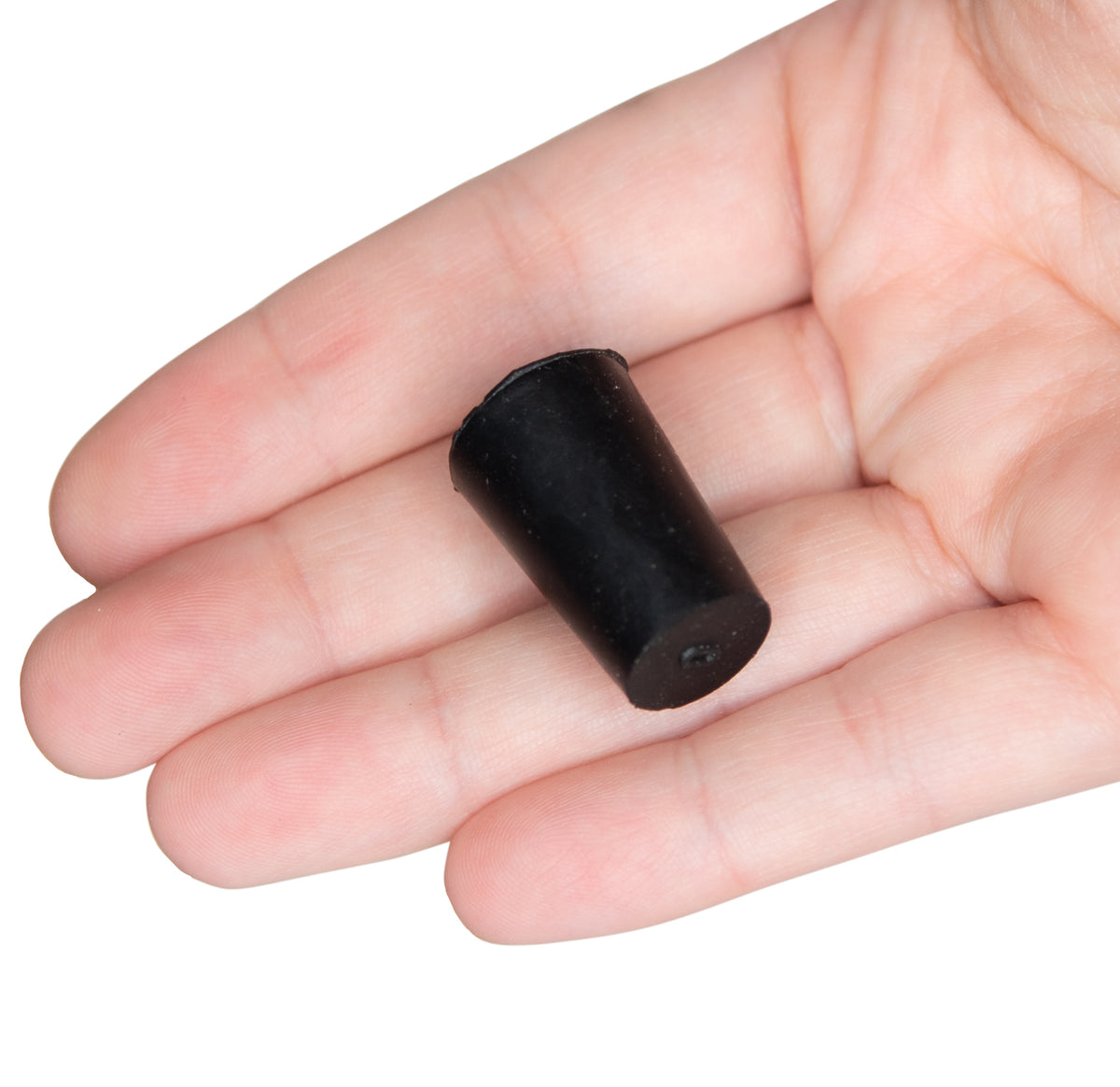 Rubber Stoppers, #0, Solid, Case of 10 Pounds