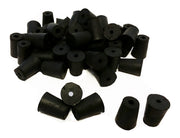 Rubber Stoppers, #1, 1-Hole, Case of 10 Pounds