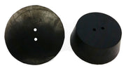 Rubber Stoppers, #12, 2-Hole, Case of 10 Pounds