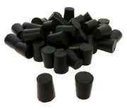 Rubber Stoppers, #2, Solid, Case of 10 Pounds