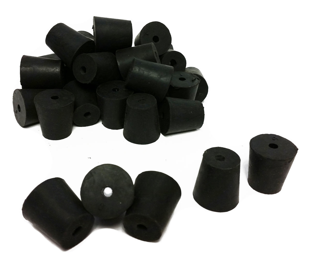 Rubber Stoppers, #3, 1-Hole, Case of 10 Pounds