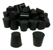 Rubber Stoppers, #3, Solid, Case of 10 Pounds