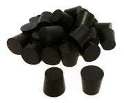 Rubber Stoppers, #4, Solid, Case of 10 Pounds