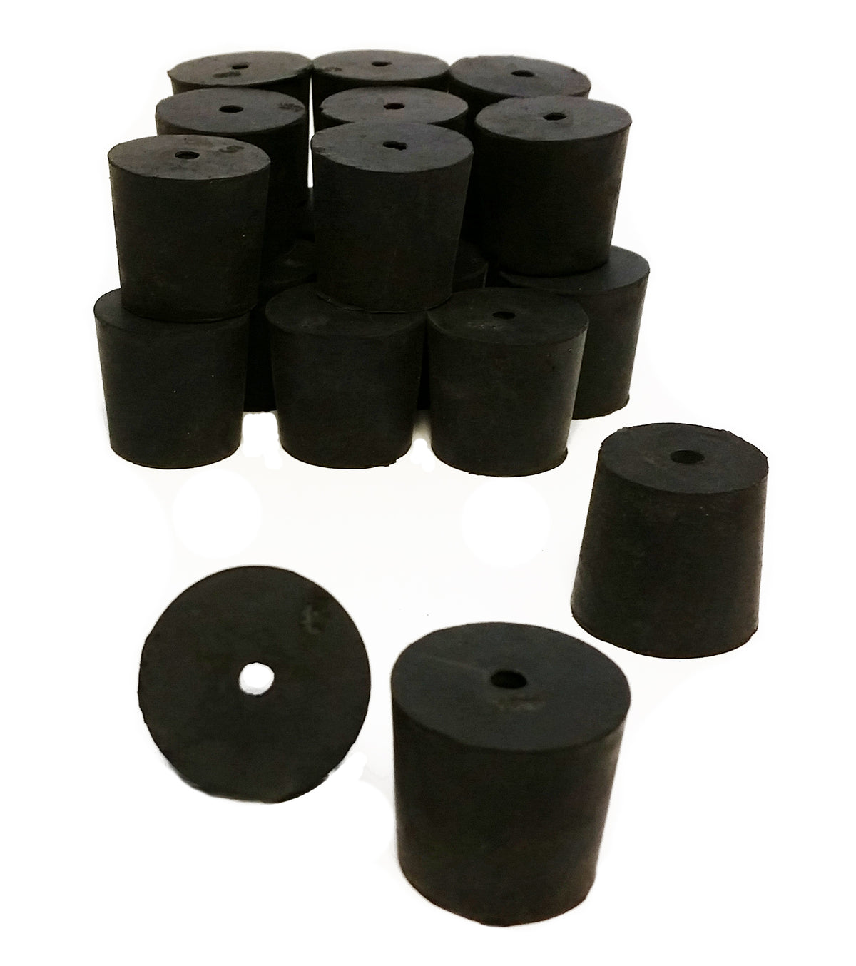 Rubber Stoppers, #5.5, 1-Hole