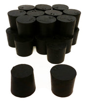 Rubber Stoppers, #5.5, Solid, Case of 10 Pounds