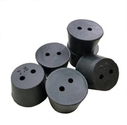Rubber Stoppers, #7.5, 2-Hole, Case of 10 Pounds