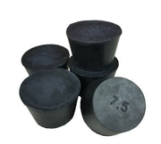 Rubber Stoppers, #7.5, Solid, Case of 10 Pounds