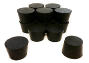Rubber Stoppers, #7, Solid, Case of 10 Pounds