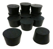 Rubber Stoppers, #8, Solid, Case of 10 Pounds