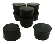 Rubber Stoppers, #9, Solid, Case of 10 Pounds