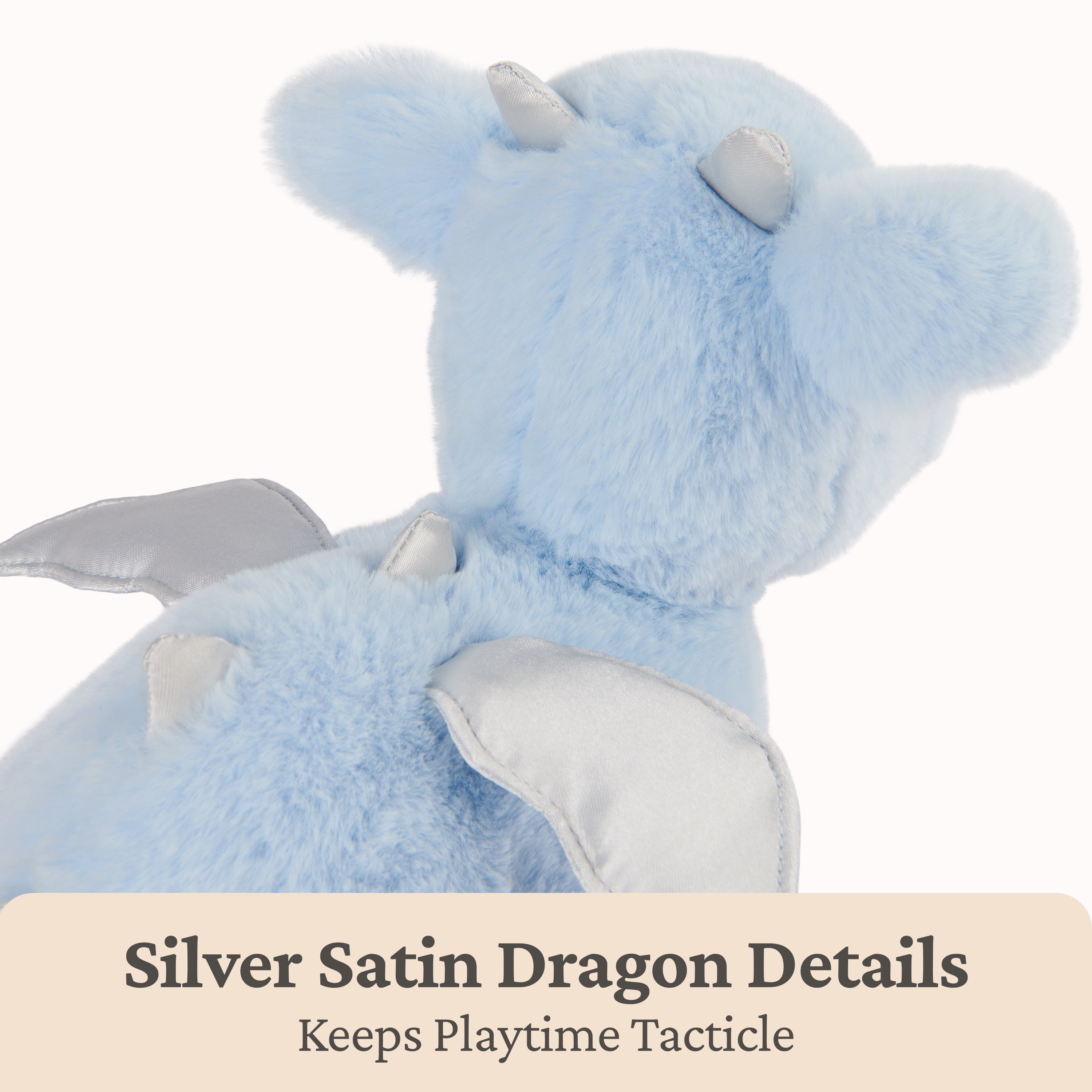 Baby GUND Zephie Dragon Plush, Stuffed Animal for Babies and Toddlers, Blue, 10”