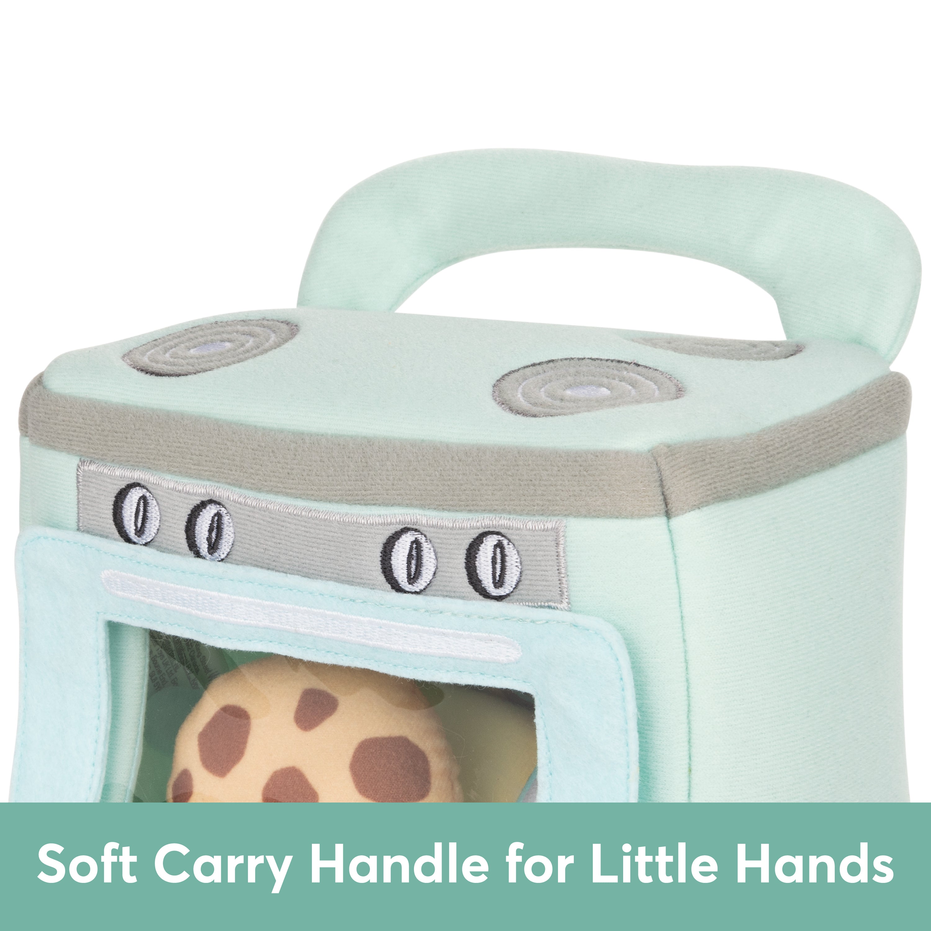 Baby GUND My First Baking Plush Playset with Sounds, Rattle, Squeaks and Crinkles, Ultra Soft Plush Sensory Toy for Babies and Newborns